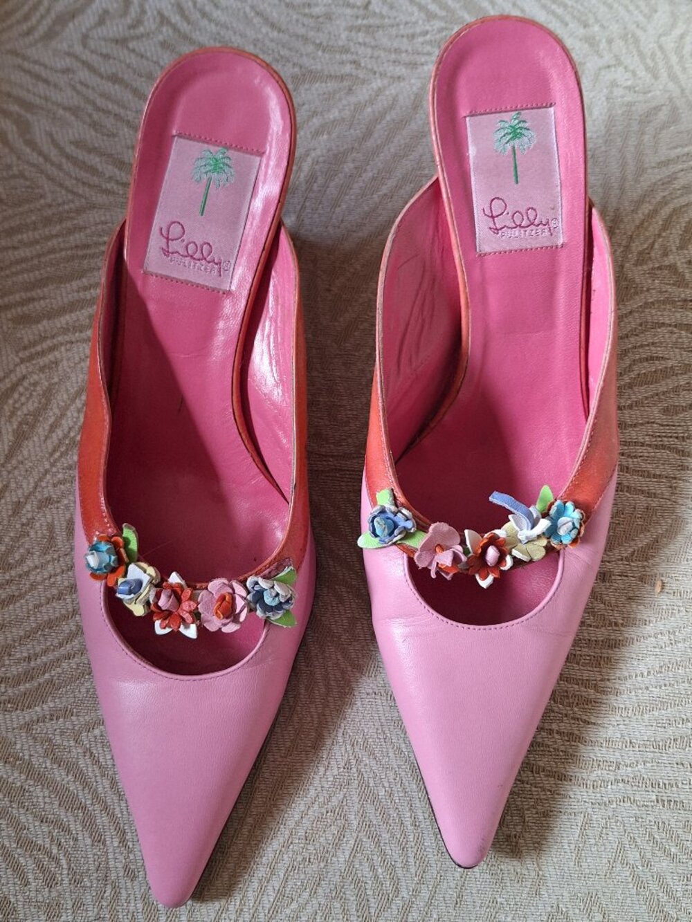 Lilly Pulitzer Leather pumps 8 1/2